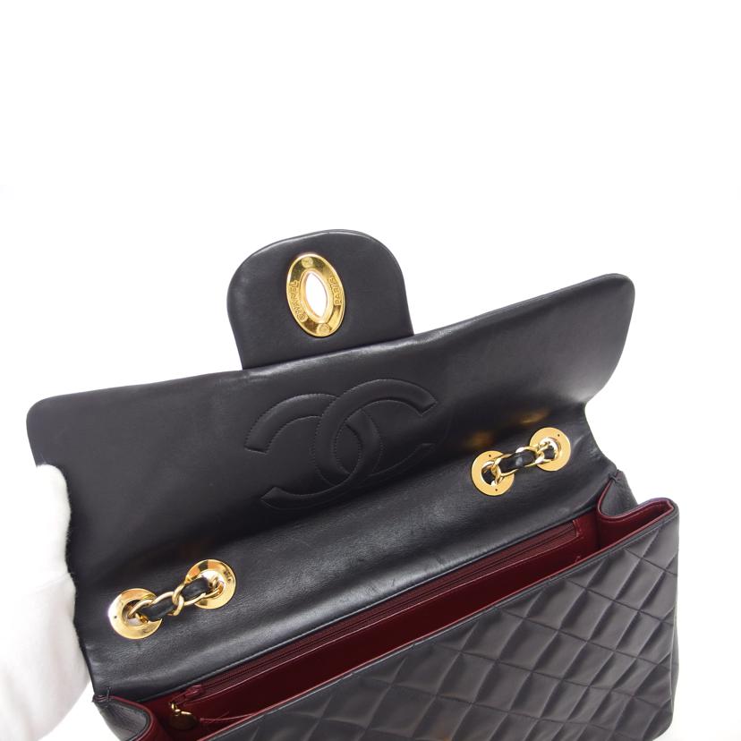 CHANEL シャネル/デカマトラッセ34/Wチェーンショルダーバッグ/ブラック//361****/ABランク/04