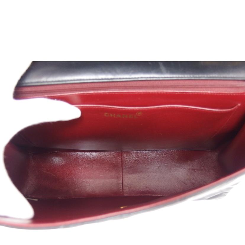 CHANEL シャネル/デカマトラッセ34/Wチェーンショルダーバッグ/ブラック//361****/ABランク/04