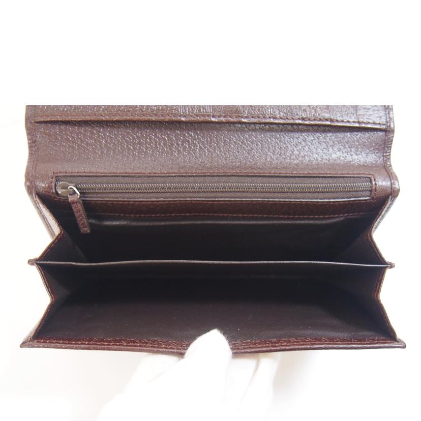 GUCCI グッチ/GGキャンバスフラップ二つ折り長財布/224260//288*/Aランク/71