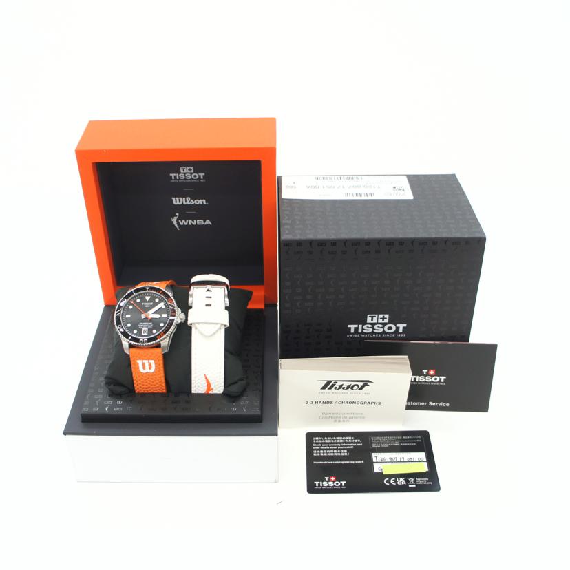 TISSOT ティソ/SEA STAR Wilson WNBA/自動巻/T120.807.17.051.00//G44******/SAランク/89