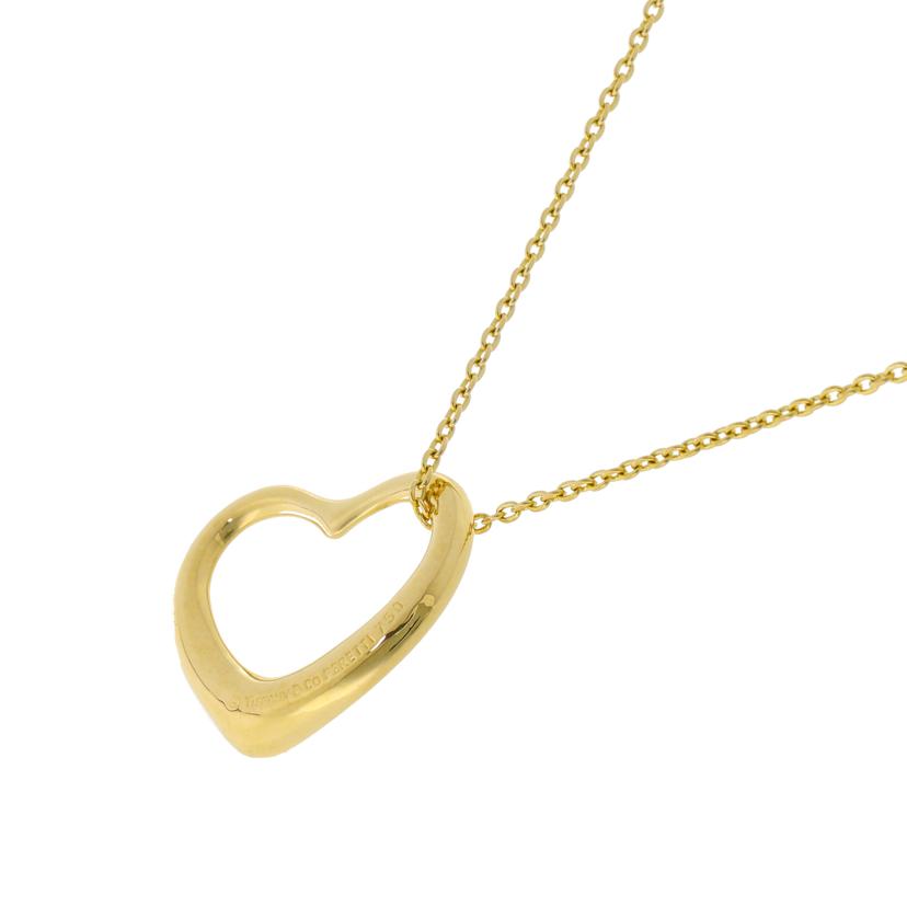 Tiffany ティファニー/K18オープンハートネックレス//Aランク/91