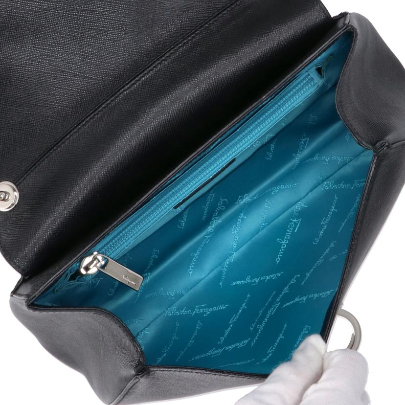 Ferragamo フェラガモ/ガンチーニレザーハンド/ブラック/BW-21 5320//ABランク/75