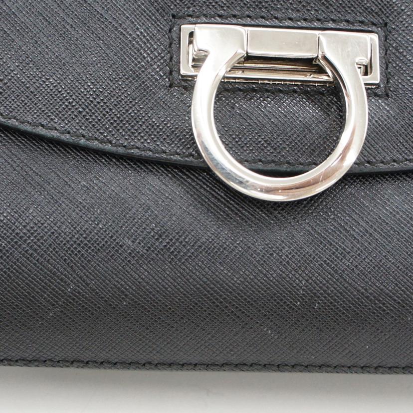 Ferragamo フェラガモ/ガンチーニレザーハンド/ブラック/BW-21 5320//ABランク/75