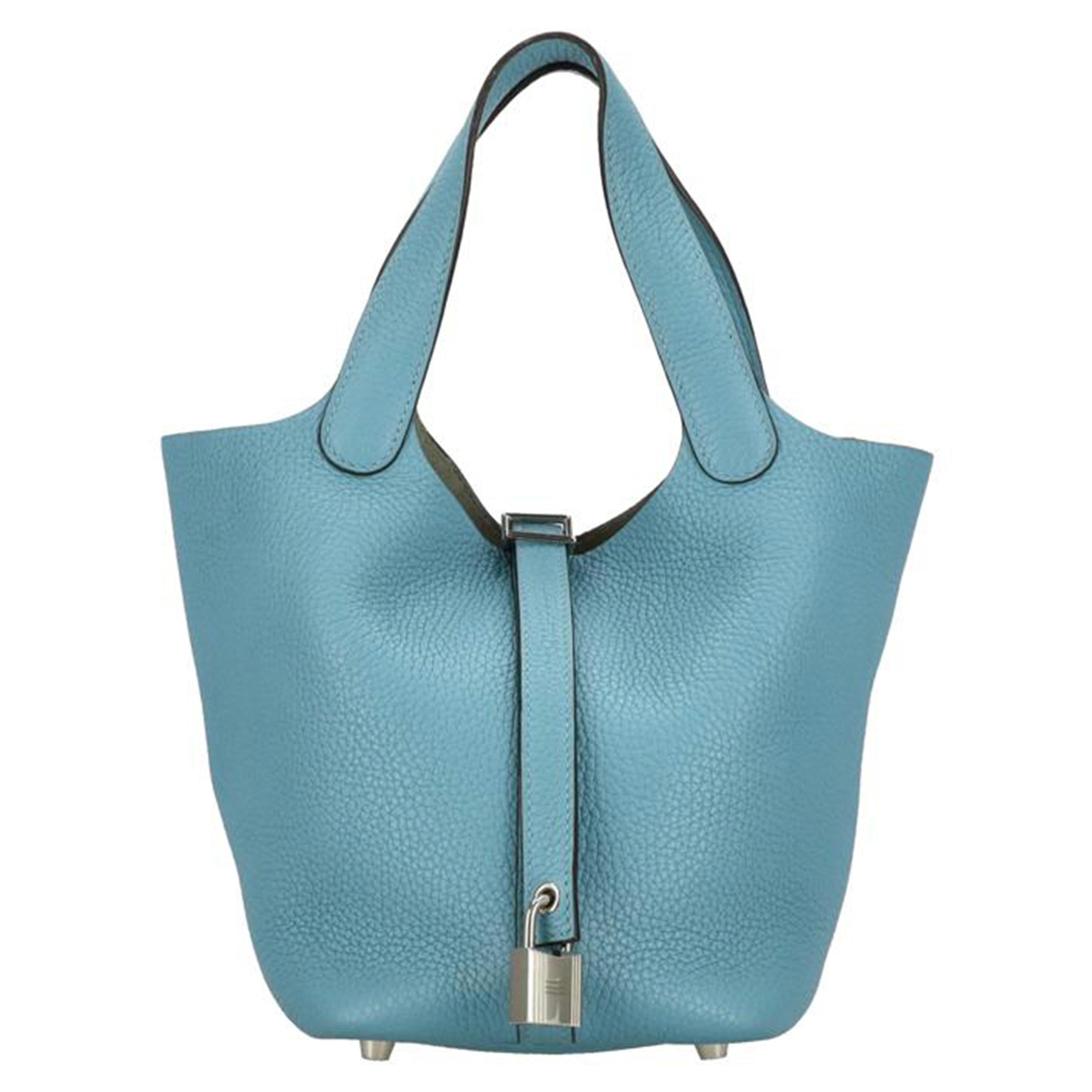 HERMES エルメス/ピコタンロック/トリヨンクレマンス/ブルーサンシール/X刻印//X C********/Aランク/24