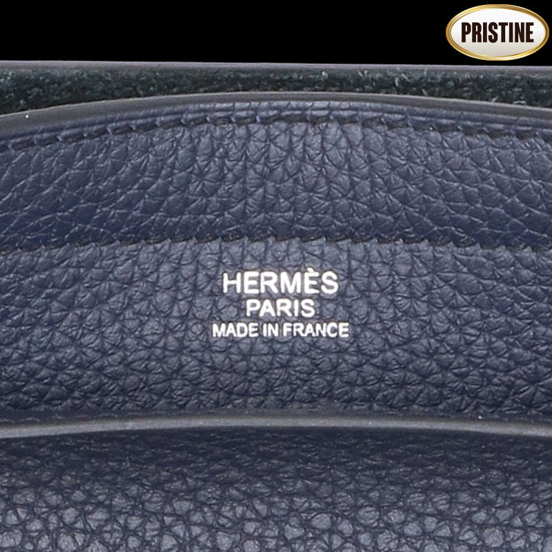 HERMES エルメス/カバセリエ/トリヨンクレマンス/バイカラー/ブラック×ブルーニュイ/083723CA//Z刻印**********/SAランク/24
