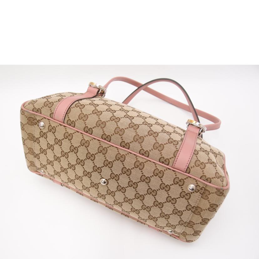 GUCCI グッチ/GGツインズGGキャンバスミニボストン/ピンク/232958//520***/Aランク/69