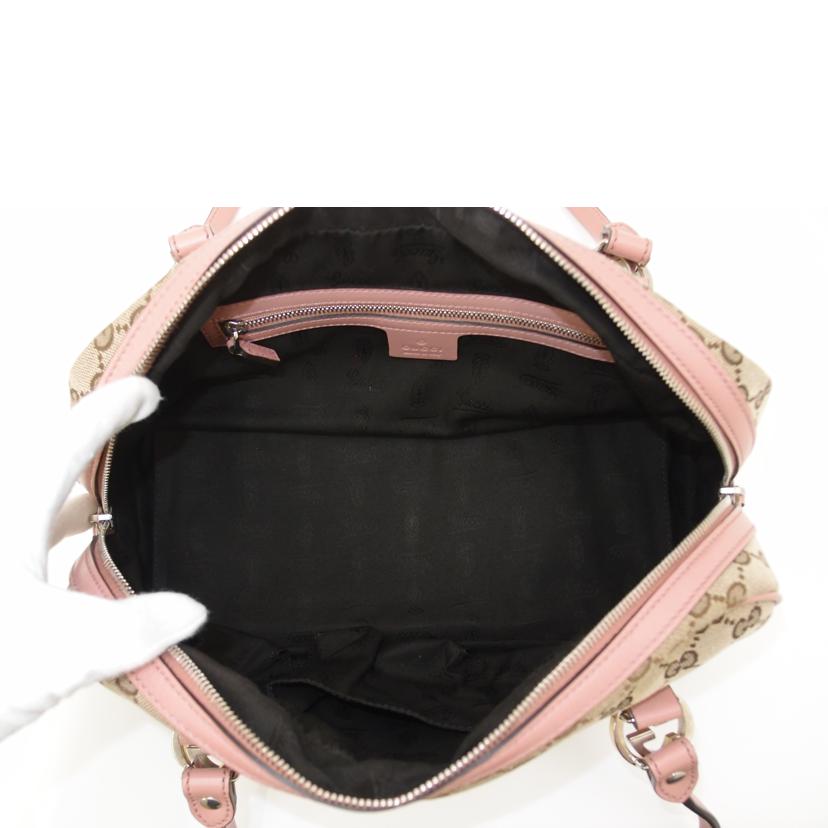 GUCCI グッチ/GGツインズGGキャンバスミニボストン/ピンク/232958//520***/Aランク/69
