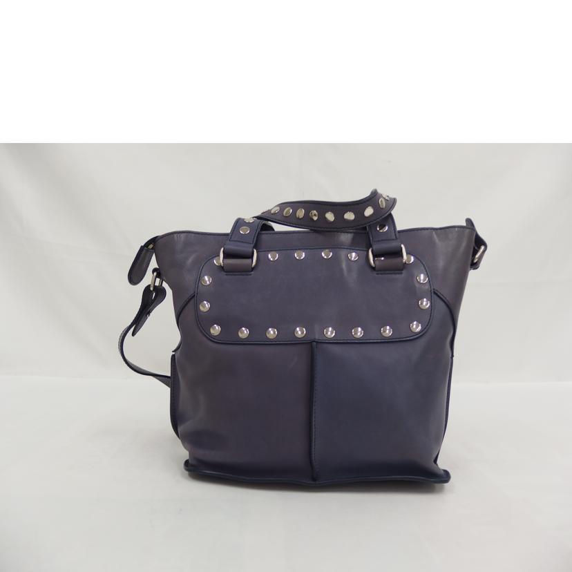 CELINE セリーヌ/スタッズレザー2WAYハンド//Bランク/82