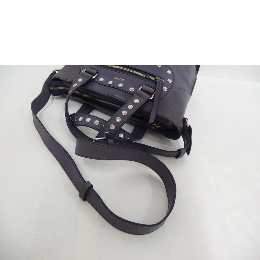 CELINE セリーヌ/スタッズレザー2WAYハンド//Bランク/82