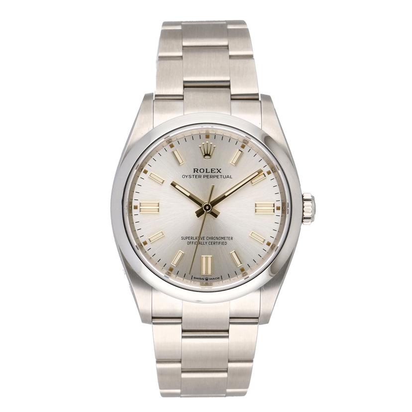 ROLEX ロレックス 腕時計 新ギャラ2022年 ランダムシリアル シルバー メンズ/オイスターパーペチュアル・シルバー/ランダム番/126000//4U1*****/Aランク/19