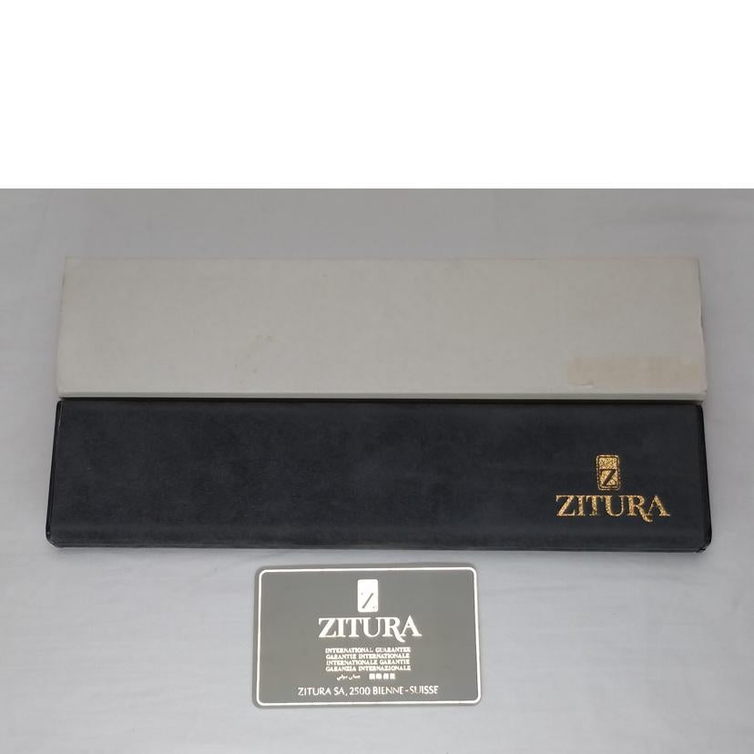 ZITURA/スイス銀行 インゴット メンズ クォーツ 電池交換済み/57 893 B//ABランク/52