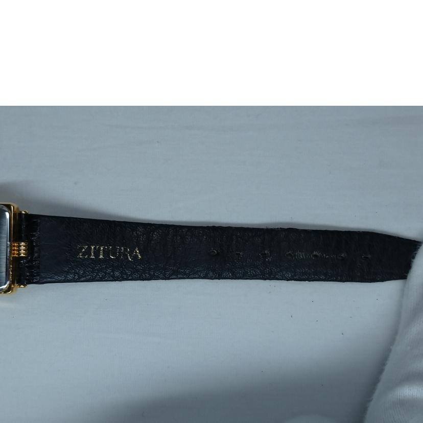 ZITURA/スイス銀行 インゴット メンズ クォーツ 電池交換済み/57 893 B//ABランク/52