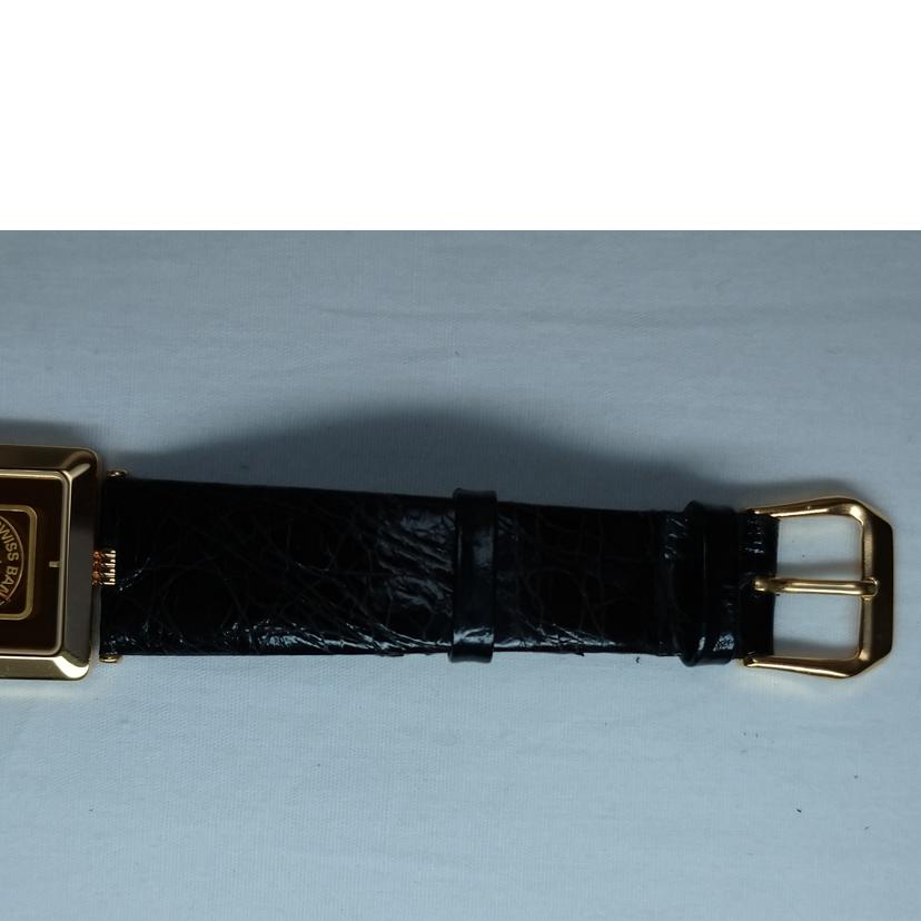 ZITURA/スイス銀行 インゴット メンズ クォーツ 電池交換済み/57 893 B//ABランク/52