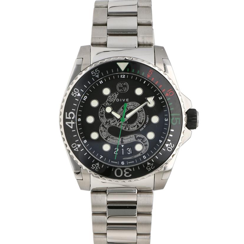 GUCCI グッチ/ダイヴ クオーツ/YA136218//177*****/Aランク/09