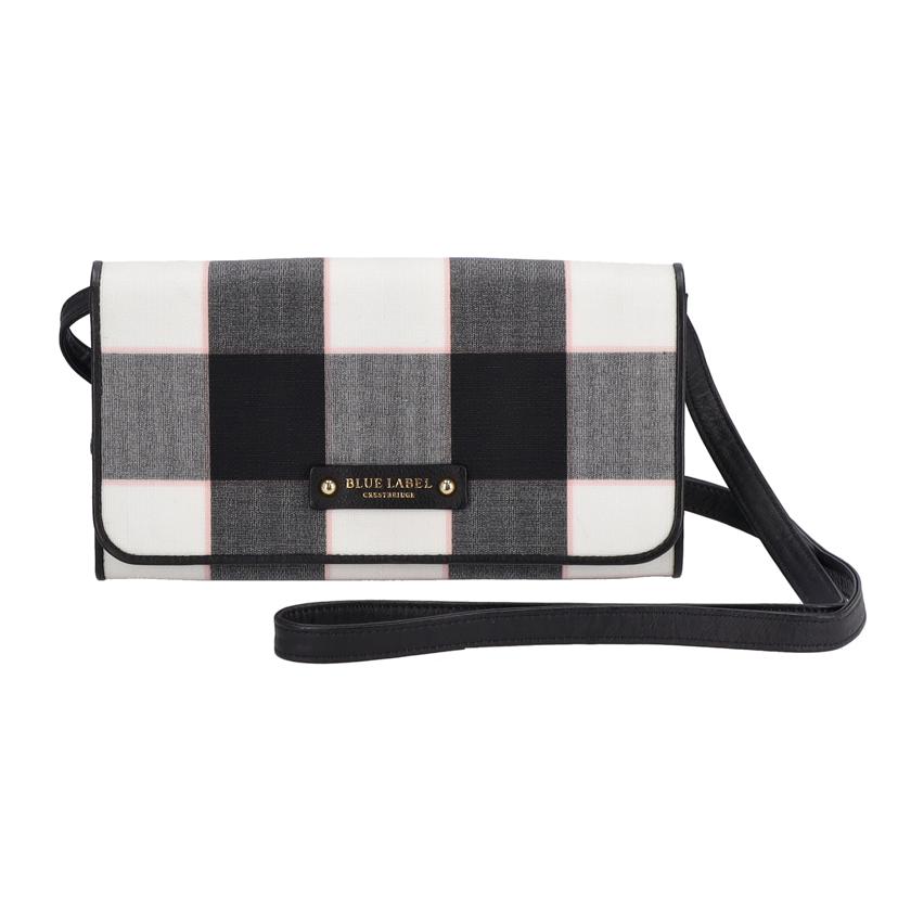 BLUE LABEL CRISTBRIDGE ブルーレーベルクレストブリッジ/PVCバッグウォレット//Aランク/09