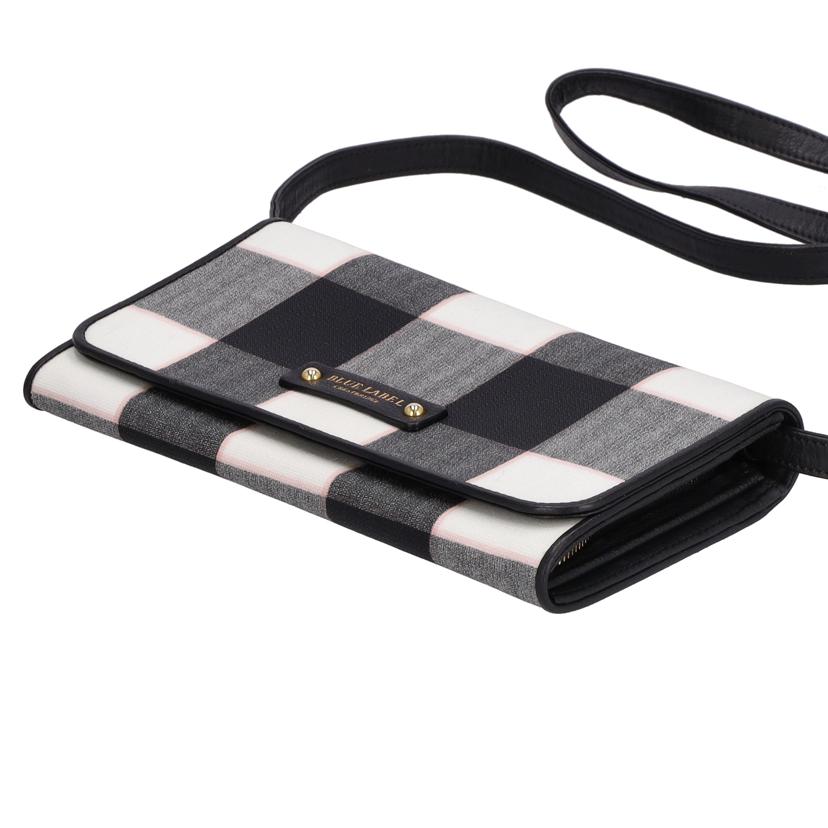 BLUE LABEL CRISTBRIDGE ブルーレーベルクレストブリッジ/PVCバッグウォレット//Aランク/09