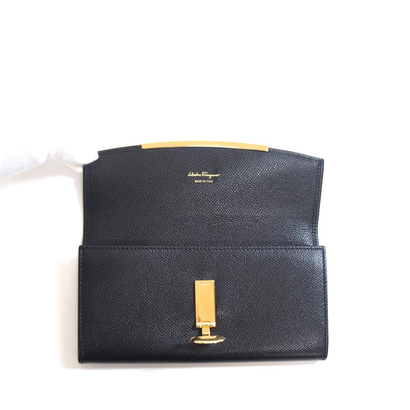 FERRAGAMO フェラガモ/ガンチーニレザー長財布//Aランク/71