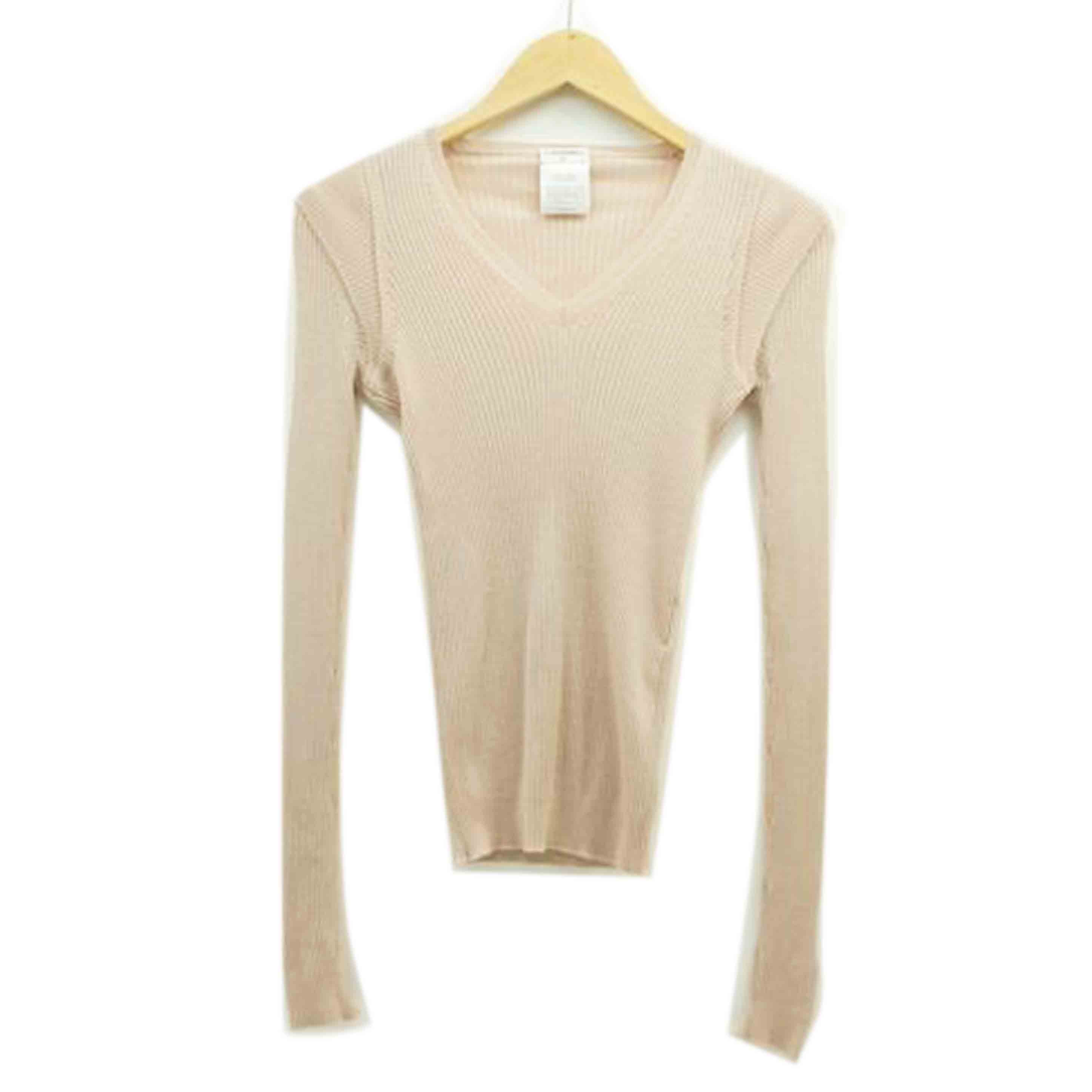 CHANEL/25 シャネル/シャネル カシミア・シルク混毛ニット /P29678K00272//右袖に*****/BCランク/75