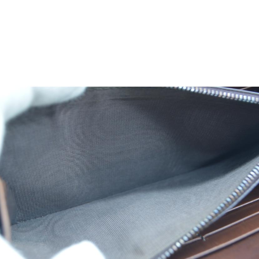 BOTTEGA VENETA ボッテガヴェネタ/センターイントレチャートラウンドファスナー長財布/114076//EPE*************/Bランク/89