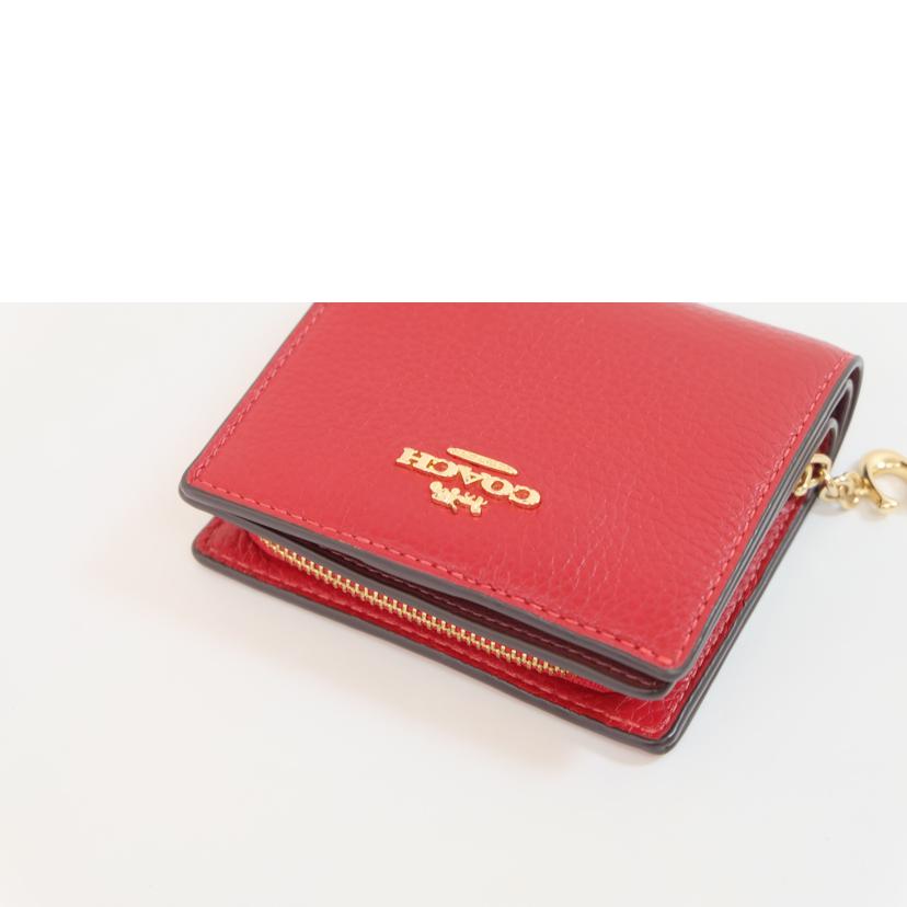 COACH コーチ/ペブルドレザーCチャームスナップラウンドジップ/C2862//H22**/Aランク/71