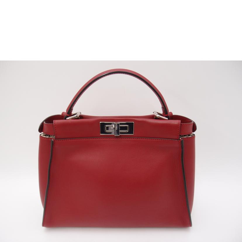 FENDI フェンディ/ピーカブー2wayトート/レッド/8BN290-7RJ//169*****/Aランク/69