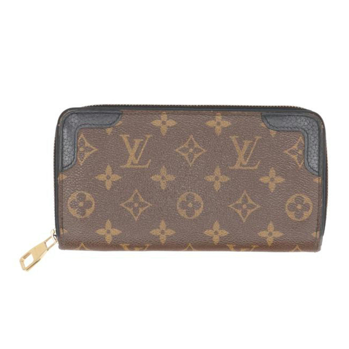 LOUIS VUITTON ルイヴイトン/ジッピーウオレット/レティ-ロ/ノワ-ル/M61855//MI4***/Bランク/93