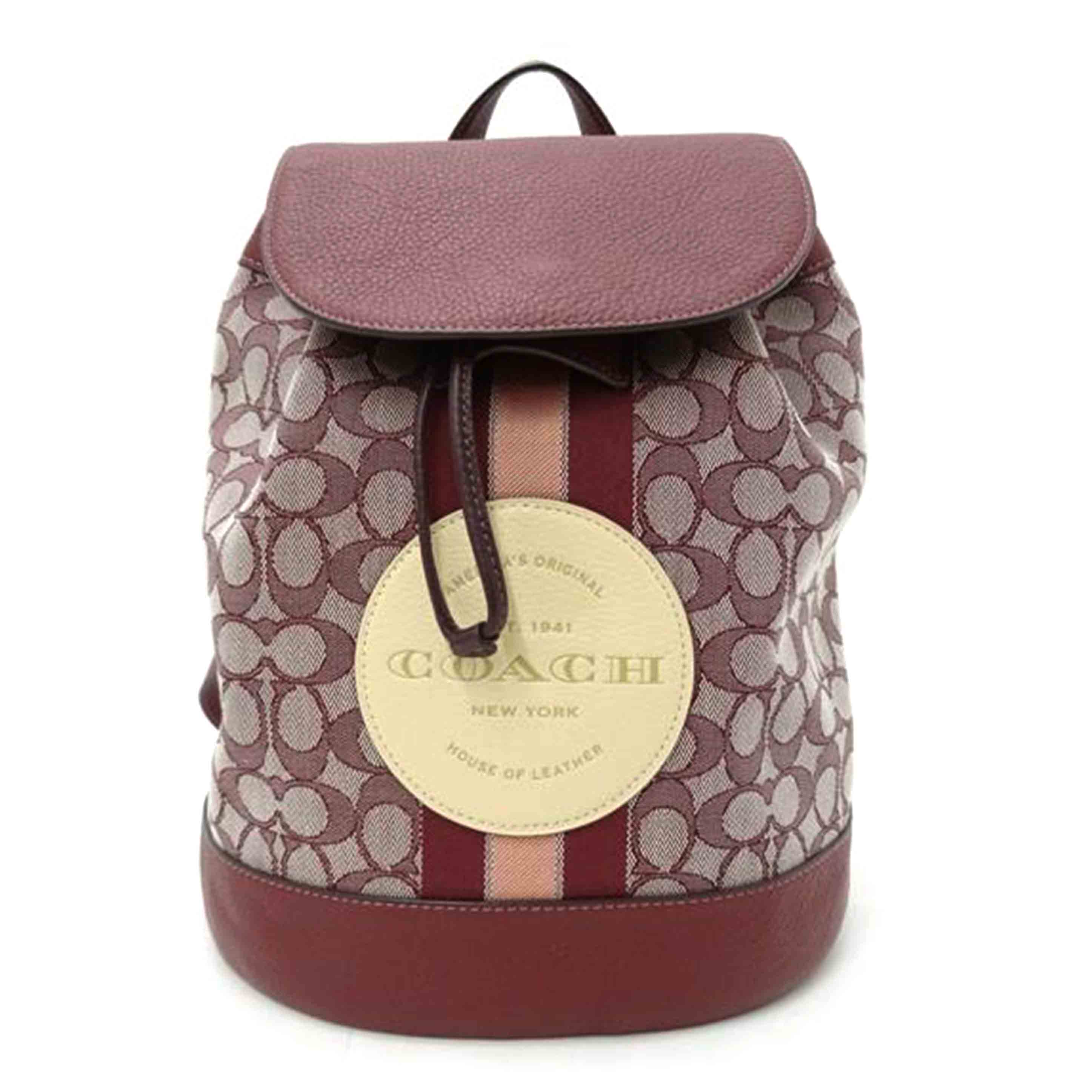 COACH コーチ/デンプシードローストリングバックパック/ボルドー/CE601//H22**/Aランク/69