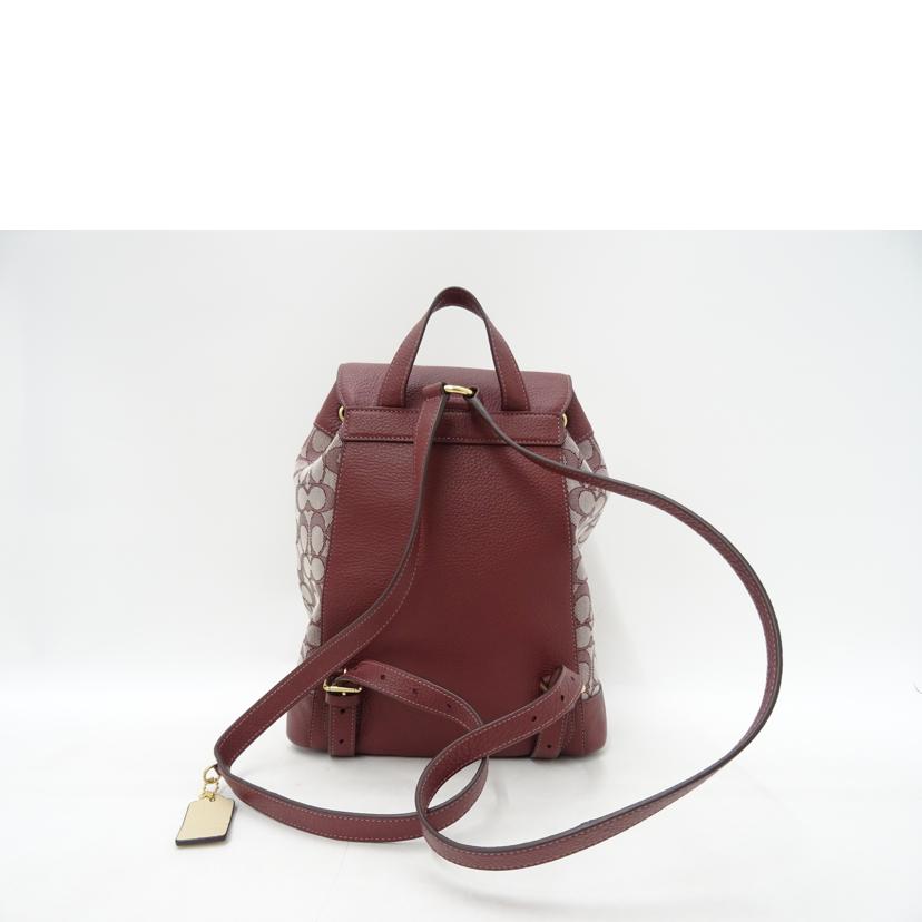 COACH コーチ/デンプシードローストリングバックパック/ボルドー/CE601//H22**/Aランク/69
