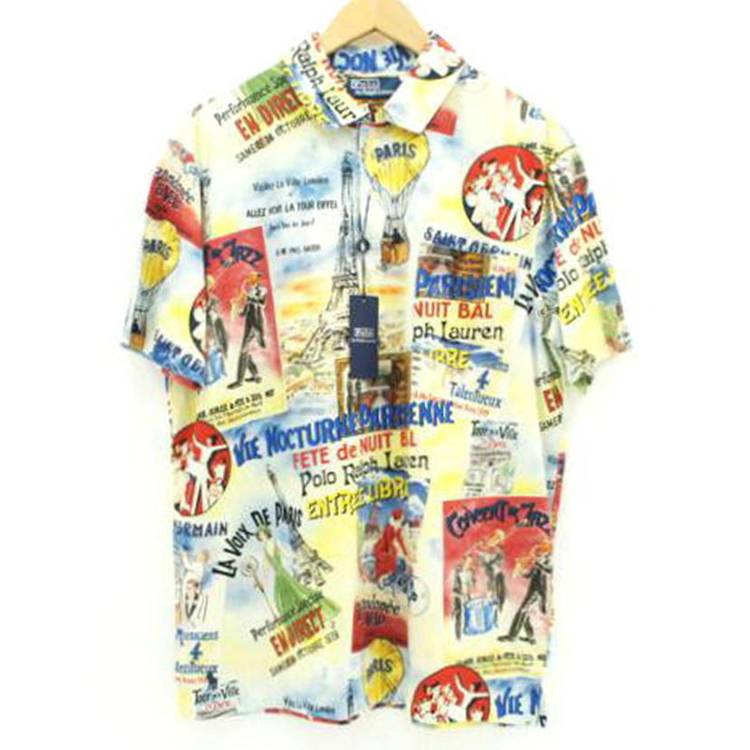 POLO RALPHLAUREN ポロ ラルフローレン/スタンダードフィットプリンテッドジャージーポロシャツ/MNPOKNI1N822706//SAランク/09