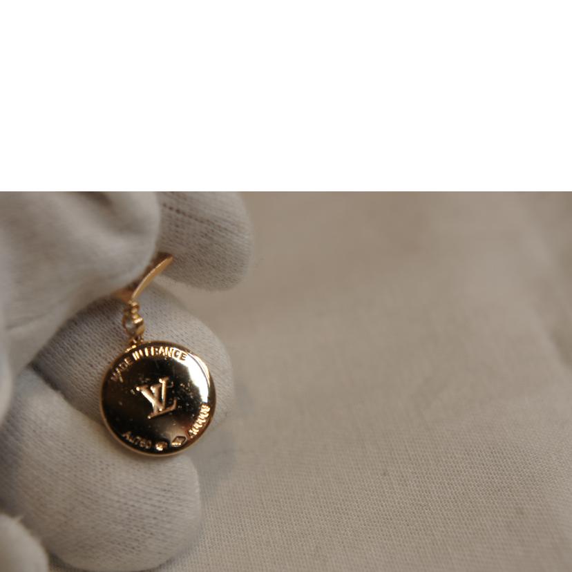 LV ルイヴィトン/K18ブロッサムピアス/マザーオブパール/ダイヤドロップピアス//☆1801AL/A66069/ABランク/92