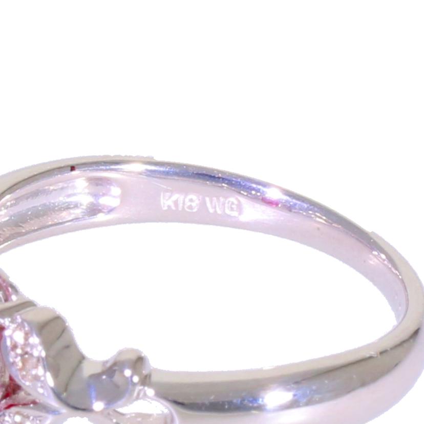 K18WG/K18WG ルビーリング0.78ct#14//Aランク/67