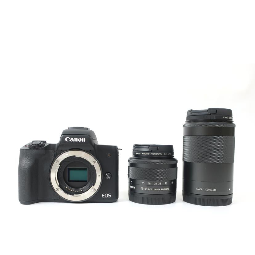 Canon キャノン/ミラーレス一眼カメラ ダブルズームキット/EOS KissM//121030003321/Aランク/65
