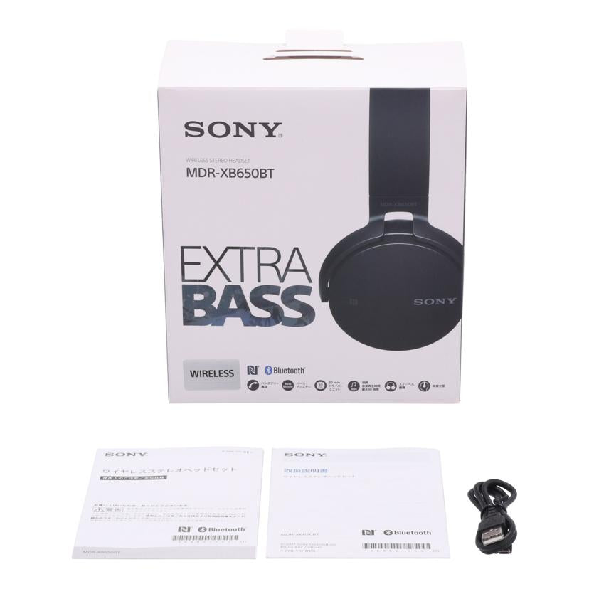 SONY ソニー /ワイヤレスヘッドホン/MDR-XB650BT//S015006586G/Bランク/62