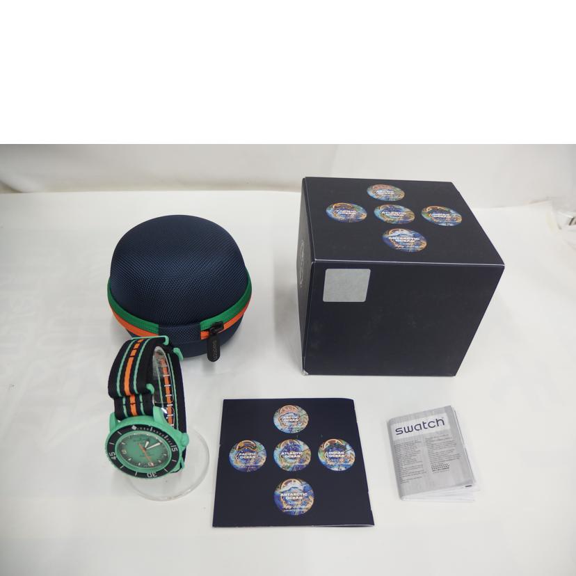 swatch スウォッチ/インディアンオーシャン/BLANCPAIN/オートマチック/S035I100//Aランク/82