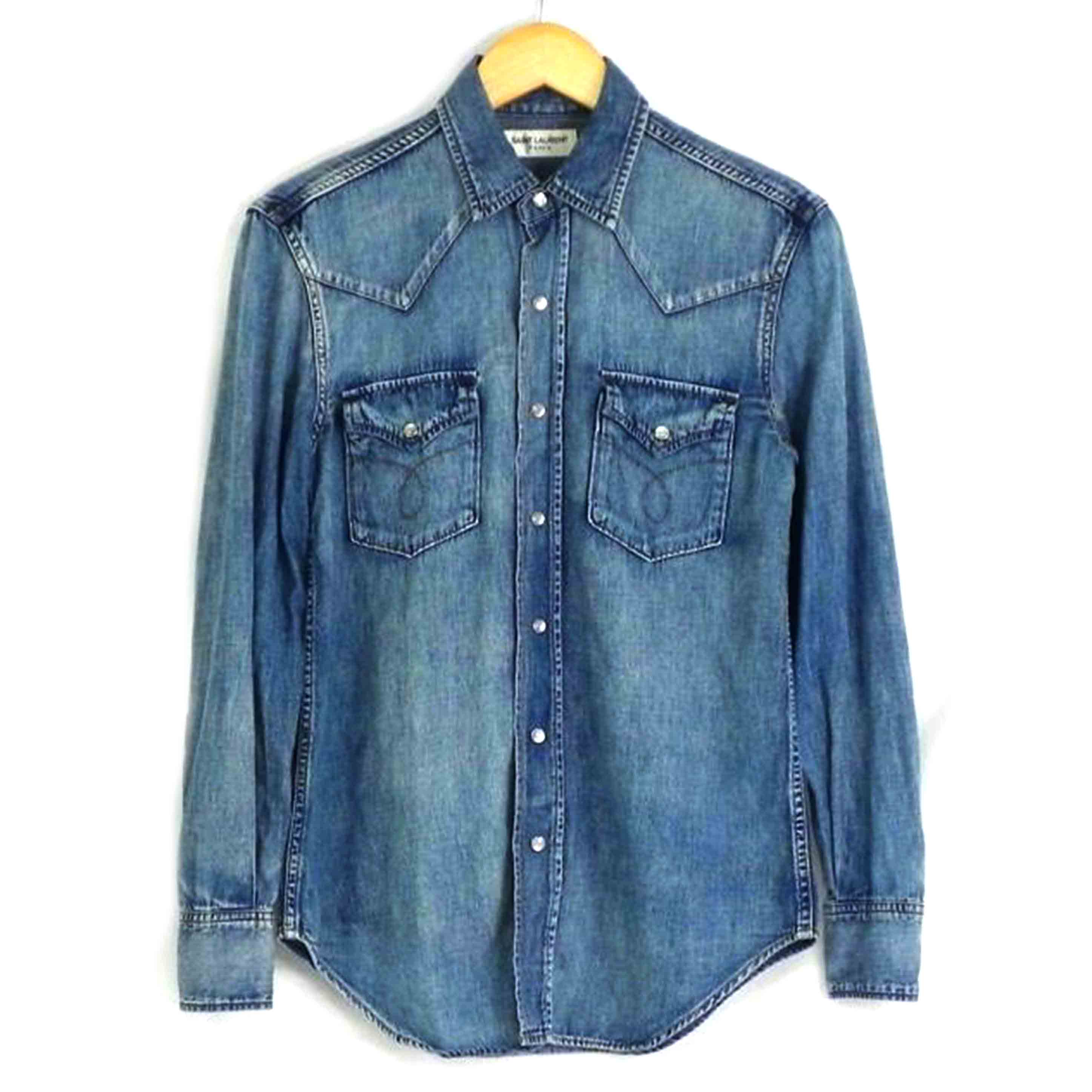 SAINT LAURENT イヴ・サンローラン/デニムシャツ/393699//ABランク/81