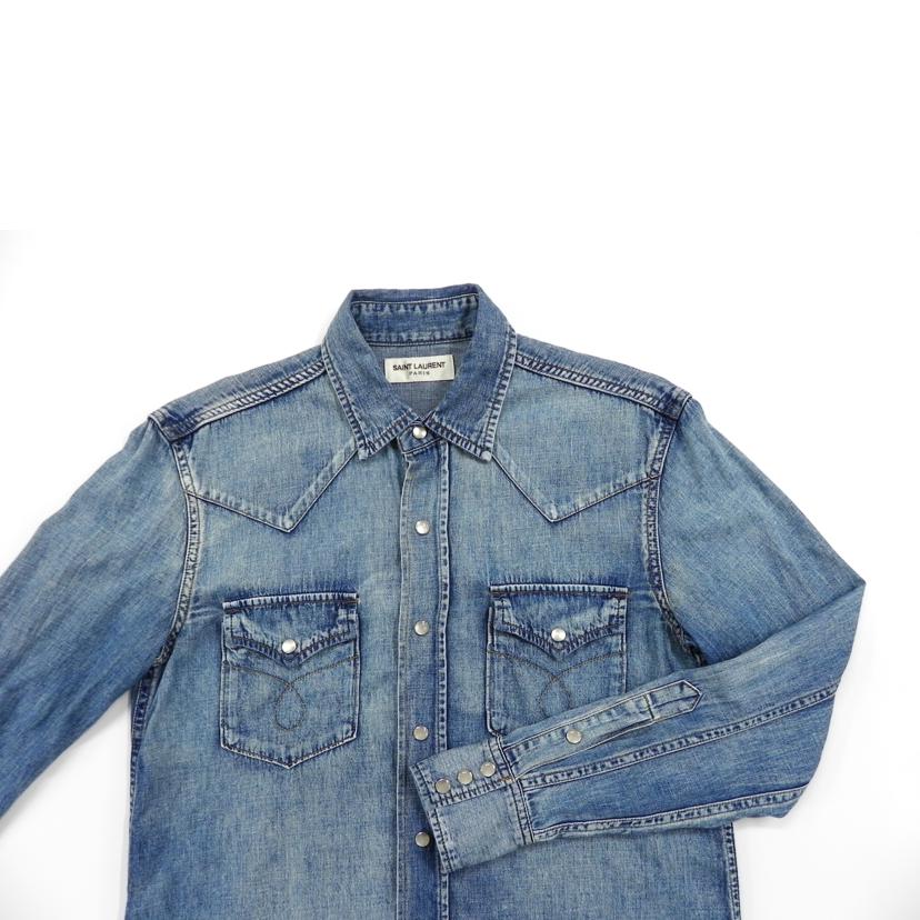 SAINT LAURENT イヴ・サンローラン/デニムシャツ/393699//ABランク/81