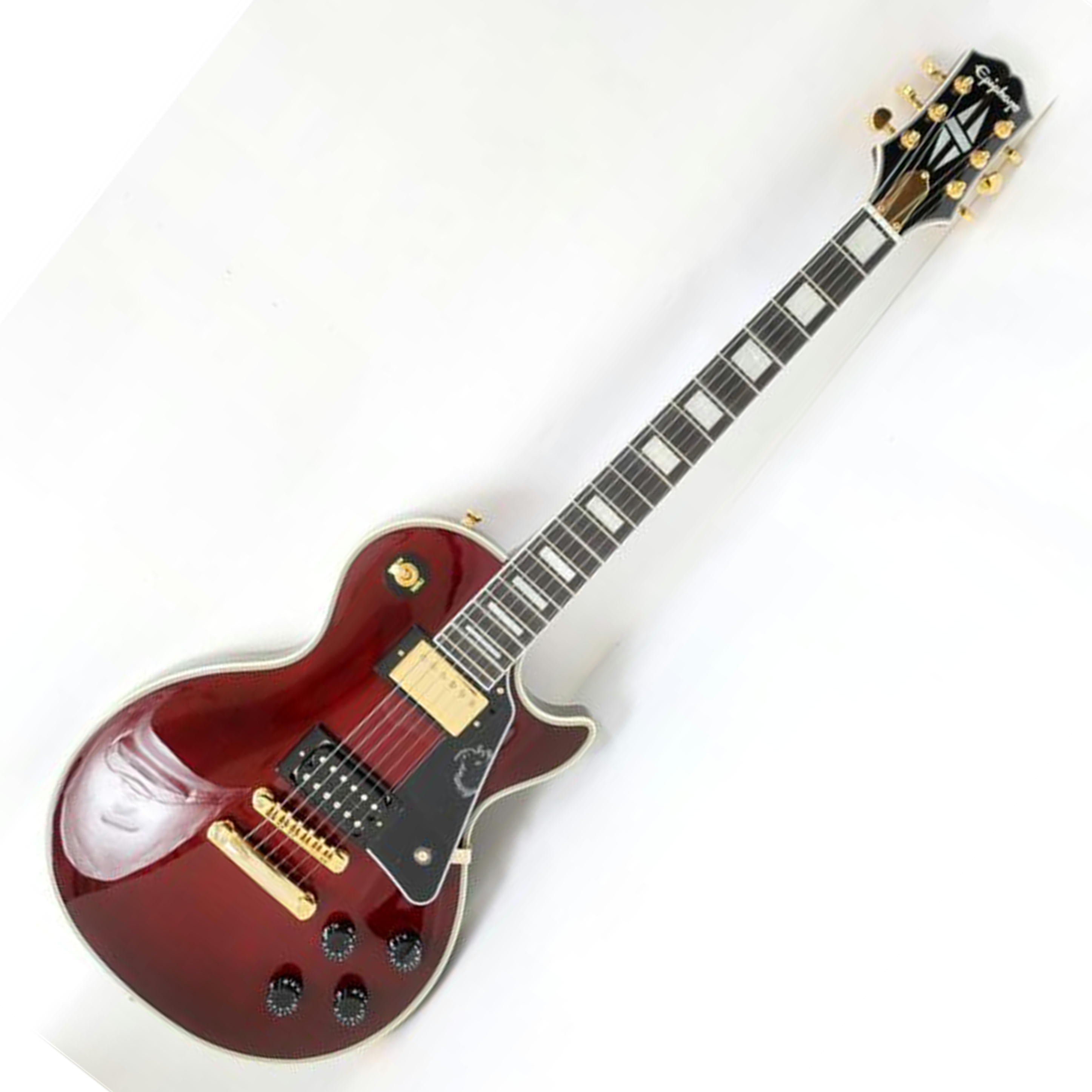 Epiphone エピフォン/レスポール カスタム"Wino" JerryCanyrell・Aloce in chainsシグネチャーモデル エレキギター ワインレッド/LesPaul Custom Wino//211215121258/ABランク/65
