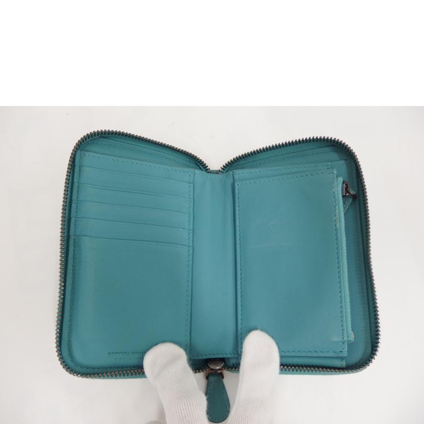 BOTTEGA ボッテガ/イントレチャートジップラウンド/緑//S01*******/Bランク/82