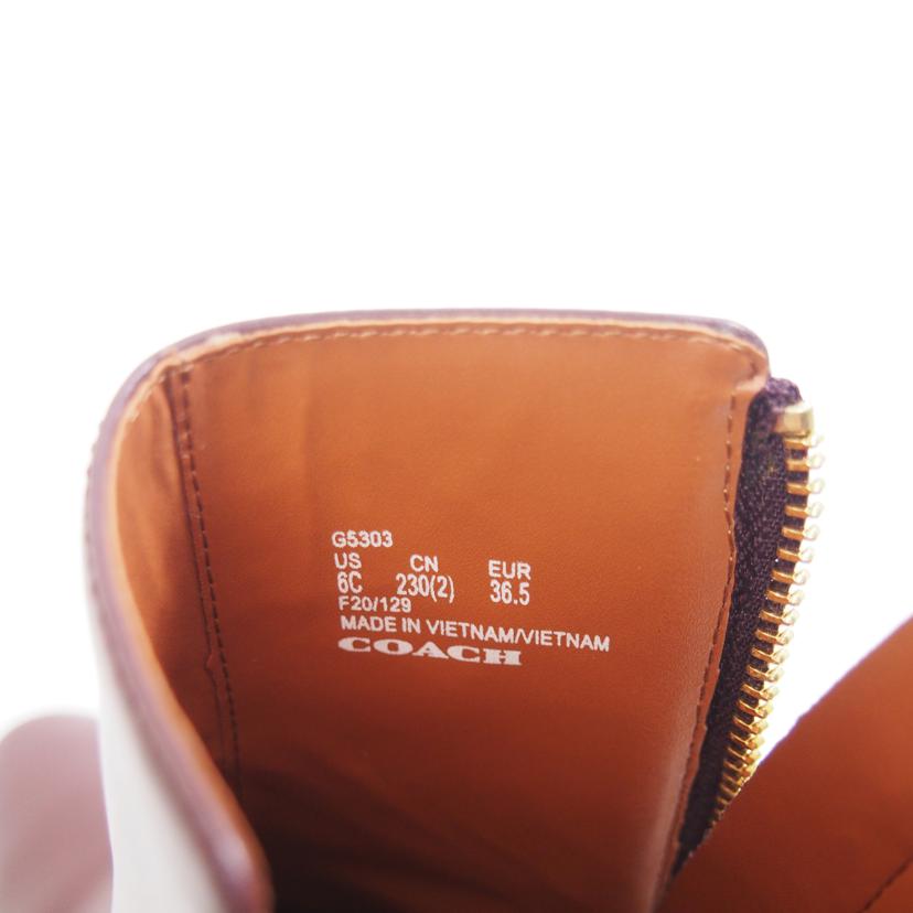 COACH コーチ/COACH アイリッシュレザーブーティー/G5303//-/Aランク/71