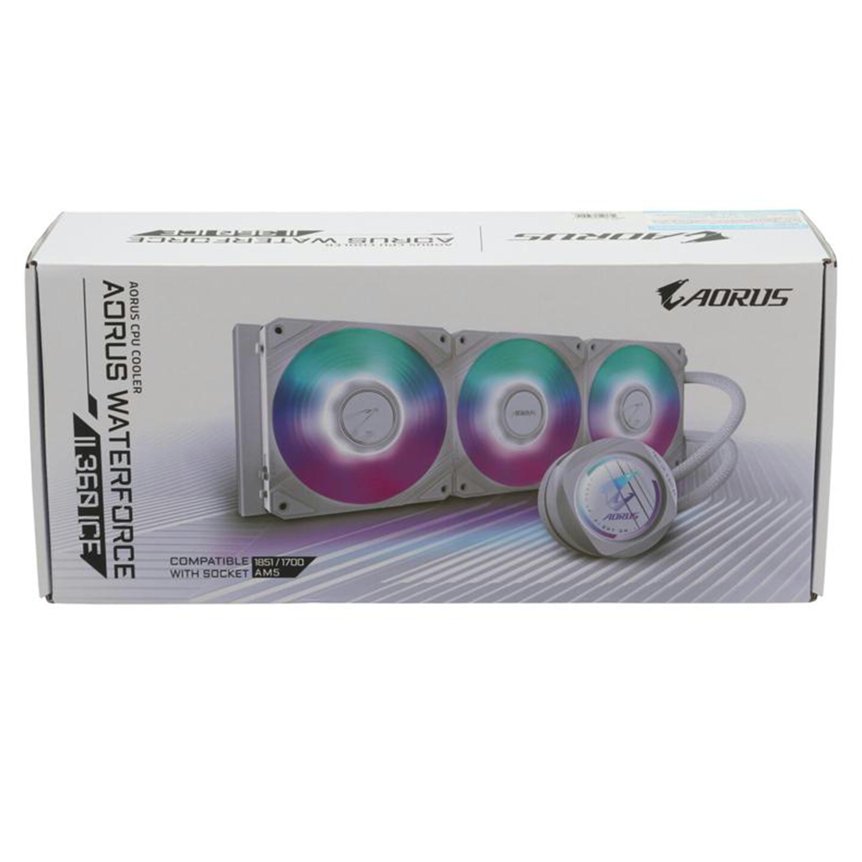 AORUS ギガバイト/水冷ファン/WATERFORCE II 360 ICE未使用/GP-AORUS WATERFORCE II 360I//SN25127P001629/Sランク/69