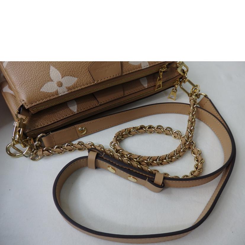 LV ルイヴィトン/ミュルティ・ポシェット・アクセソワール/アリゾナ・ベーシュ/M45983//RFI****/Aランク/84