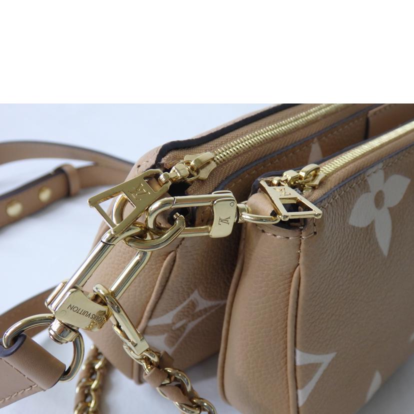 LV ルイヴィトン/ミュルティ・ポシェット・アクセソワール/アリゾナ・ベーシュ/M45983//RFI****/Aランク/84