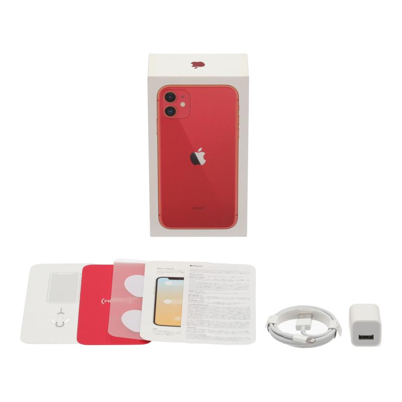 Apple SIMロックなし アップル /iPhone11 128GB (PRODUCT)RED/MWM32J/A//C6KZJHMPN73G/Bランク/69