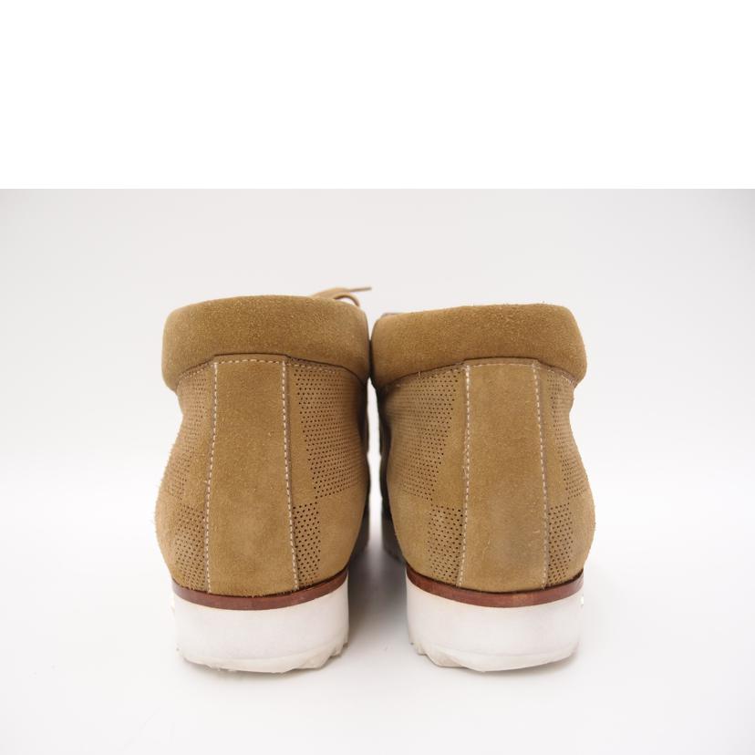 LOUIS VUITTON ルイヴィトン ビトン 茶 スウェード 市松模様 メンズ /モッズラインアンクルブーツ/ブラウン//BM0***/ABランク/69