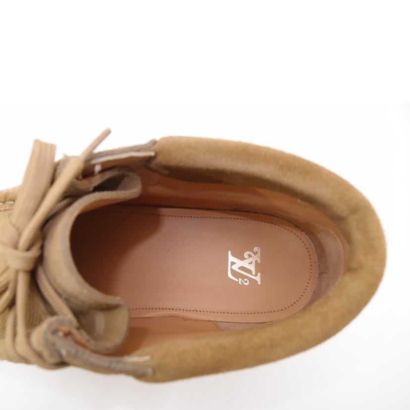 LOUIS VUITTON ルイヴィトン ビトン 茶 スウェード 市松模様 メンズ /モッズラインアンクルブーツ/ブラウン//BM0***/ABランク/69