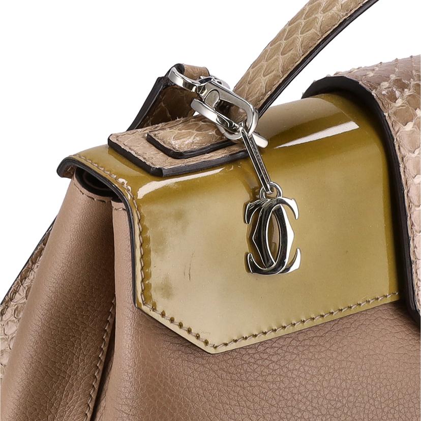 Cartier カルティエ/クラシックフェミニンパイソンパテントレザーハンド/L1001392//EUR*/Aランク/24