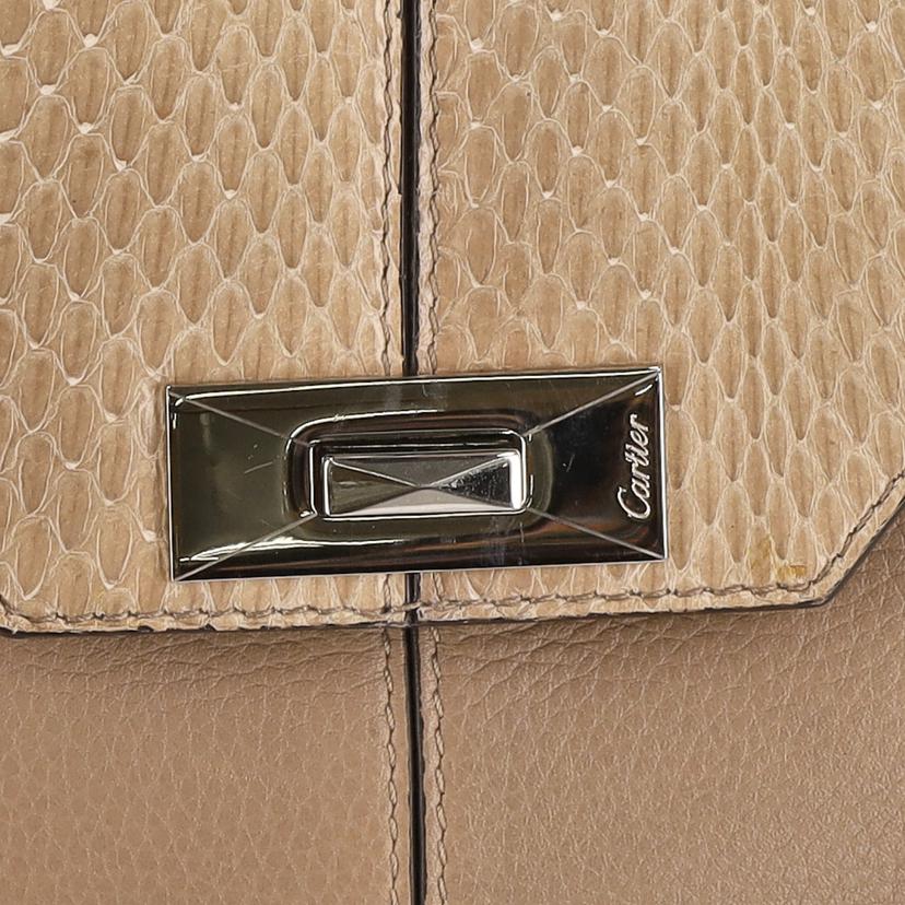 Cartier カルティエ/クラシックフェミニンパイソンパテントレザーハンド/L1001392//EUR*/Aランク/24