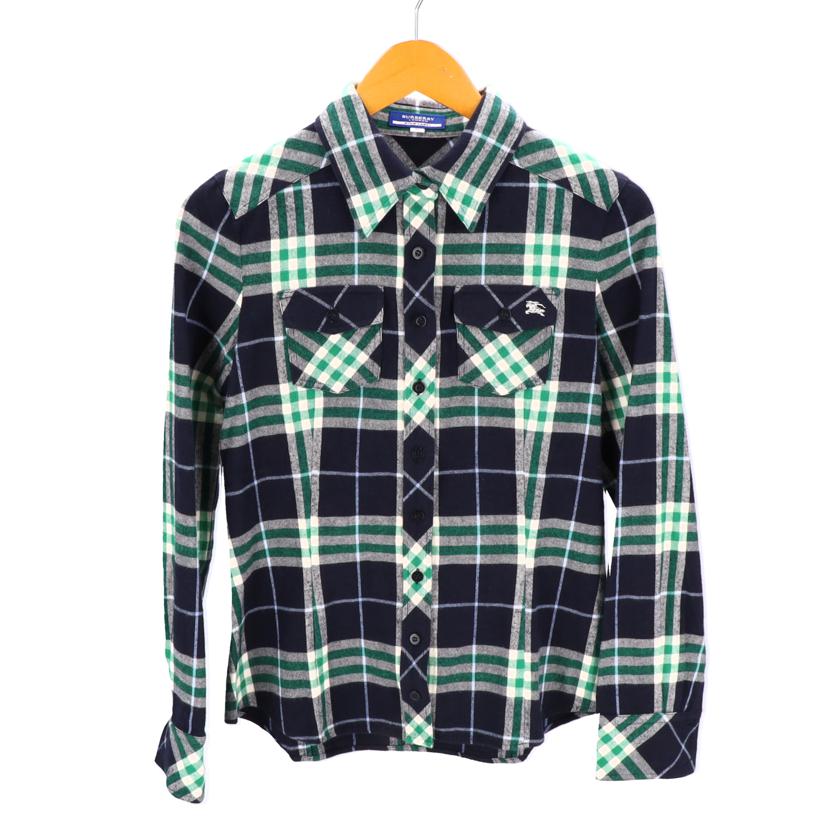 BURBERRY BLUELABEL バーバリーブルーレーベル/長袖チェックシャツ/FEF41-594-30//Aランク/09