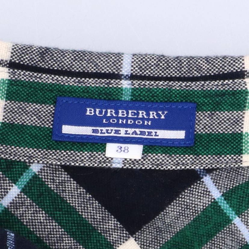 BURBERRY BLUELABEL バーバリーブルーレーベル/長袖チェックシャツ/FEF41-594-30//Aランク/09
