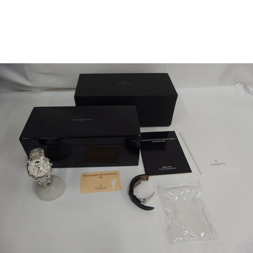 天賞堂 テンショウドウ/グランドコンプリケーション/ムーンフェーズ/クォーツ/6771-T003702//830***/ABランク/82